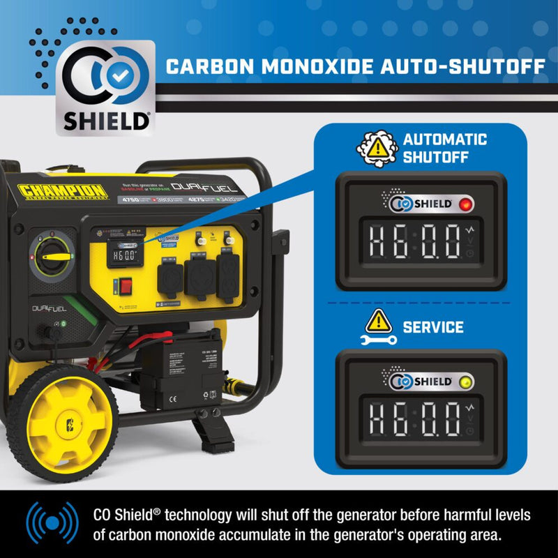 Load image into Gallery viewer, Champion 3800W Electric Start Dual Fuel Generator (CARB) 201393
