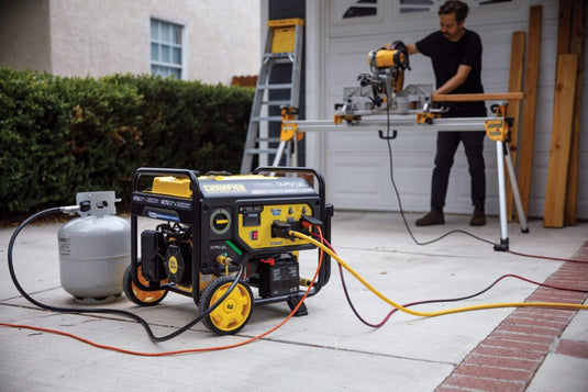 Champion 3800W Electric Start Dual Fuel Generator (CARB) 201393