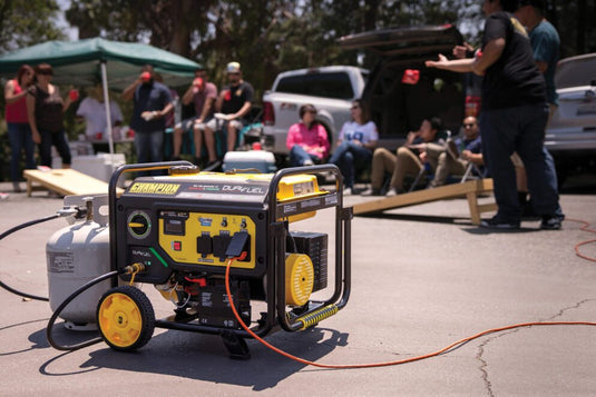 Champion 3800W Electric Start Dual Fuel Generator (CARB) 201393