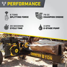 Load image into Gallery viewer, Champion 8-Ton Log Splitter 201466 - Backup Generator Store