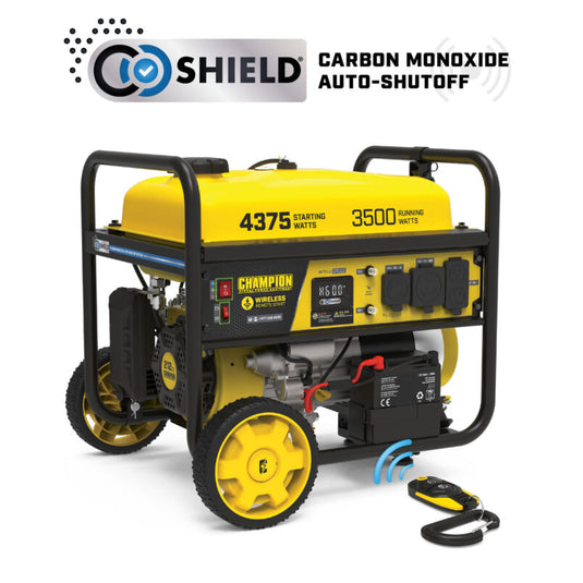 Champion 3500W Wireless Start Generator with CO Shield®  201489 - Backup Generator Store