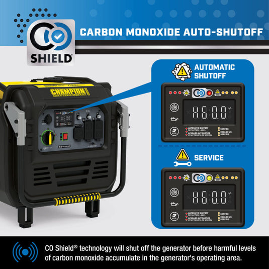 Champion 8500W Electric Start Inverter with CO Shield  Model 
