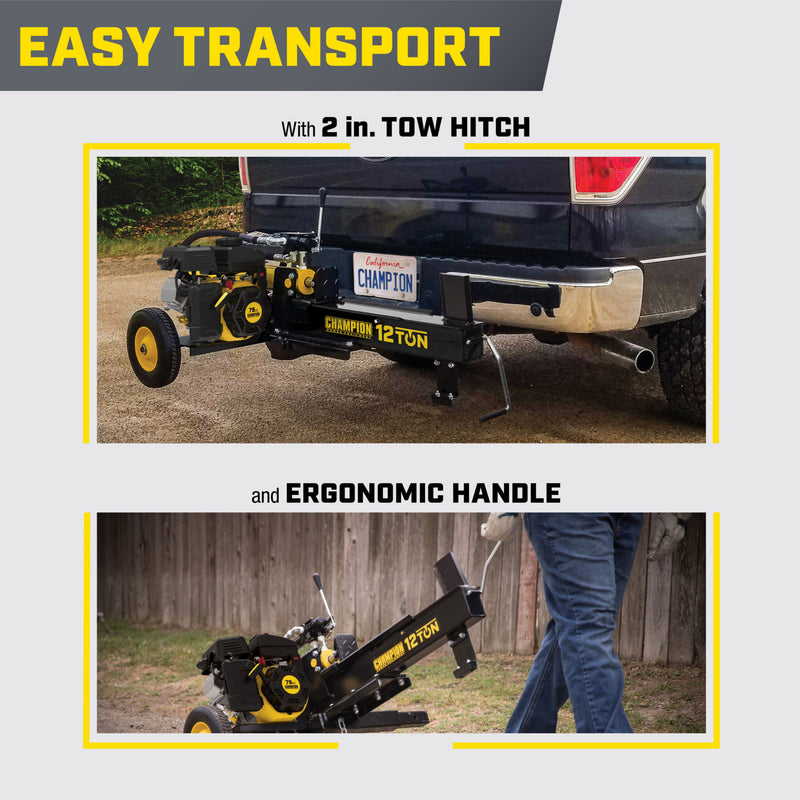 Load image into Gallery viewer, 12T Log Splitter with Hitch Adapter
