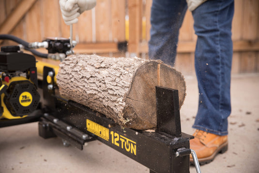 12T Log Splitter with Hitch Adapter