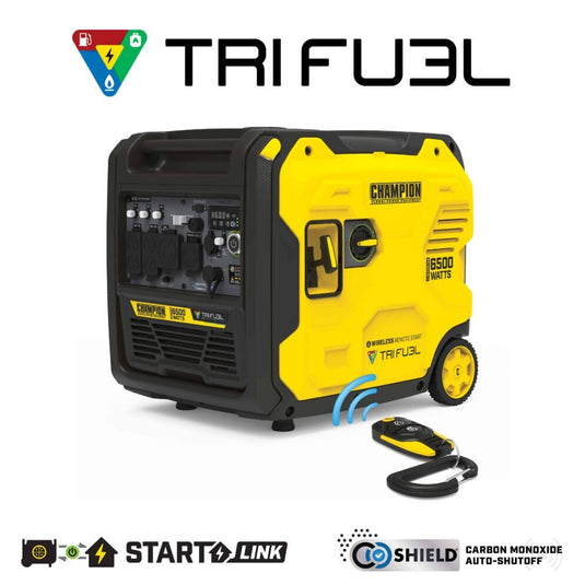 Champion 6500W Wireless Start Tri Fuel Inverter 201535