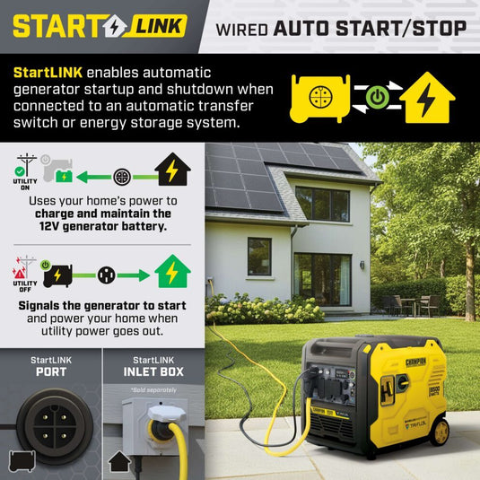 Champion 8500W Wireless Start Tri Fuel Inverter 201537