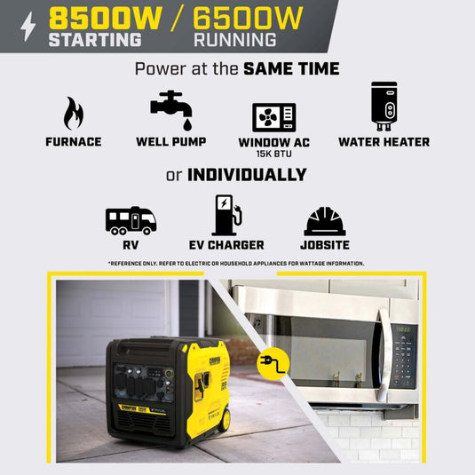 Champion 8500W Wireless Start Tri Fuel Inverter 201537