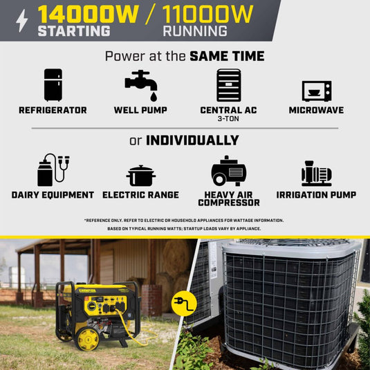 Champion 11,000W Wireless Start Generator 201543