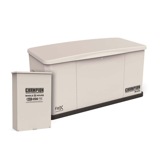 Champion 18 kW Whole House Home Standby Generator and 200A Switch with fleX Technology 201566