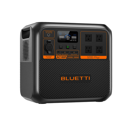 BLUETTI AC180P Portable Power Station | 1,800W 1,440Wh AC180P