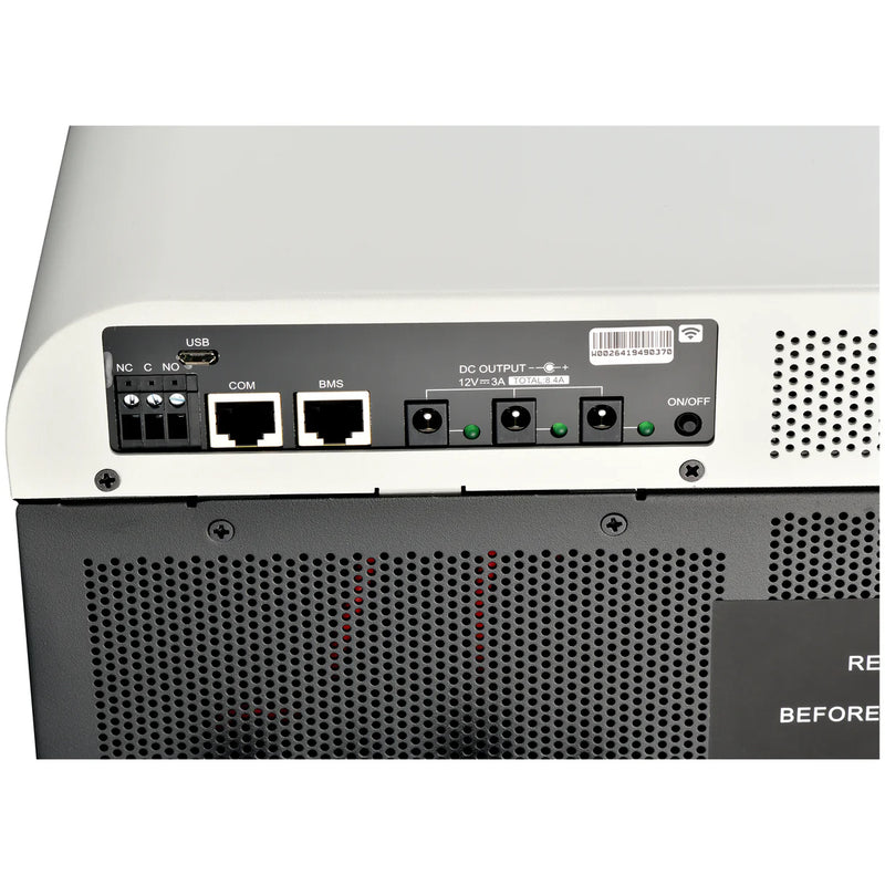 Load image into Gallery viewer, Rich Solar NOVA 6500S | 6500 Watt (6.5kW) 48 Volt Off-Grid Hybrid Solar Inverter | Premium 6500W 48V Hybrid Inverter for Campers, Cabins, Tiny Homes, ADUs, RVs, Off-Grid | Huge LCD Touchscreen with Ambient Lights | UL Certified RS-H6548S
