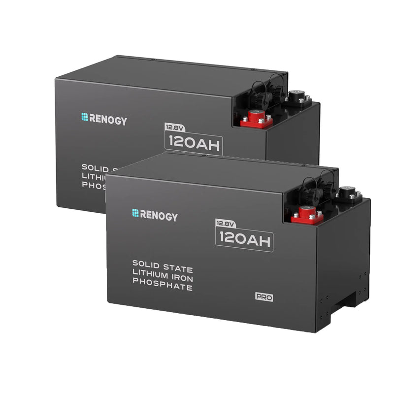 Load image into Gallery viewer, 12V 120Ah Solid State Lithium Pro Battery 2packs RBT12120LFP-SBHx2-US
