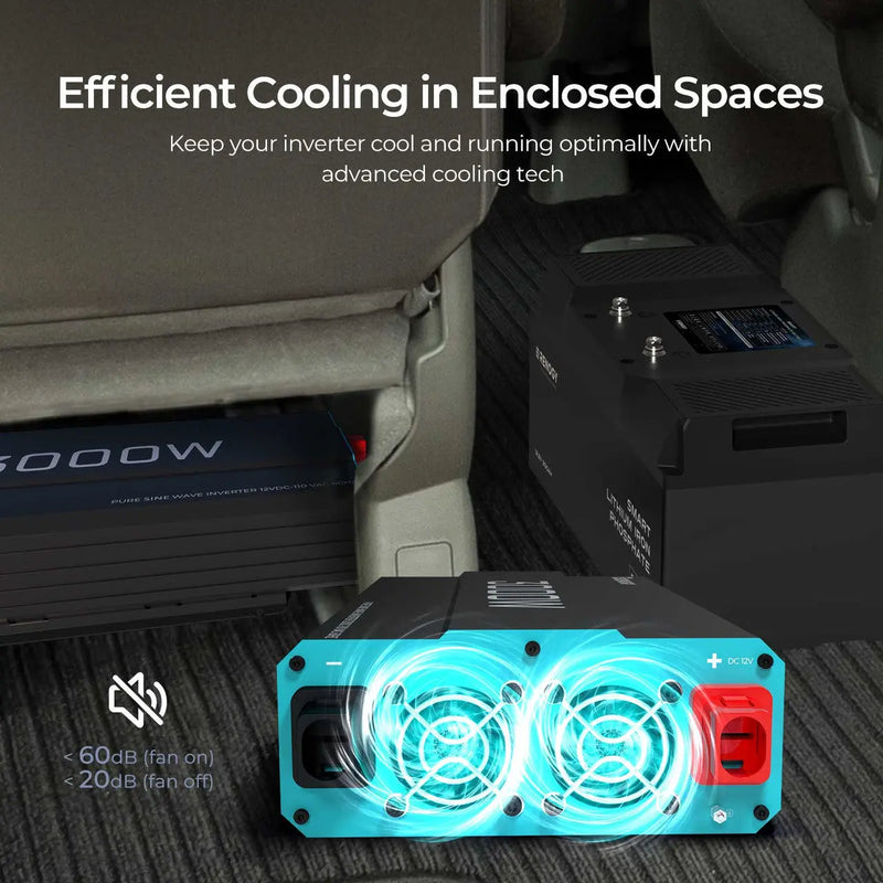 Load image into Gallery viewer, Renogy 3000-Watt 12-Volt Pure Sine Wave Inverter RNG-INVT-3000-12V-P2-G3-US
