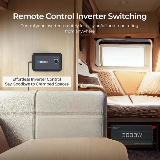 Renogy 3000-Watt 12-Volt Pure Sine Wave Inverter RNG-INVT-3000-12V-P2-G3-US