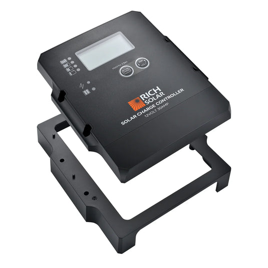 Rich Solar 30 Amp PWM Solar Charge Controller | 12V 30A PWM Controller for RVs, Trailers, Campers, Vans, Boats, Off-Grid | Top Rated RS-PWM30F