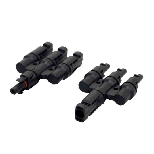 Aims MC-4 Compatible BRANCH CONNECTORS MMMF & FFFM PAIR 3 to 1 T BRANCH