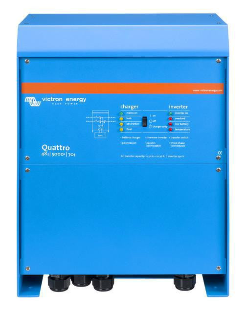 Load image into Gallery viewer, Victron Quattro 48/5000 | 48V Input | 5000VA Output 120V | 70A Charger | Transfer Switch
