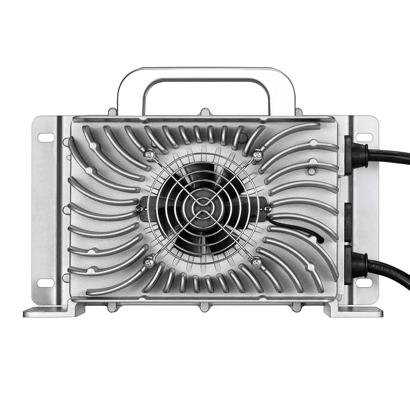 Load image into Gallery viewer, Rich Solar 48V (57.6V) Waterproof LiFePO4 Charger | 20A, 100-240V AC, 8-in-1 Protection, Fan-Cooled RS-BC48C20
