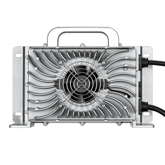 Rich Solar 48V (57.6V) Waterproof LiFePO4 Charger | 20A, 100-240V AC, 8-in-1 Protection, Fan-Cooled RS-BC48C20