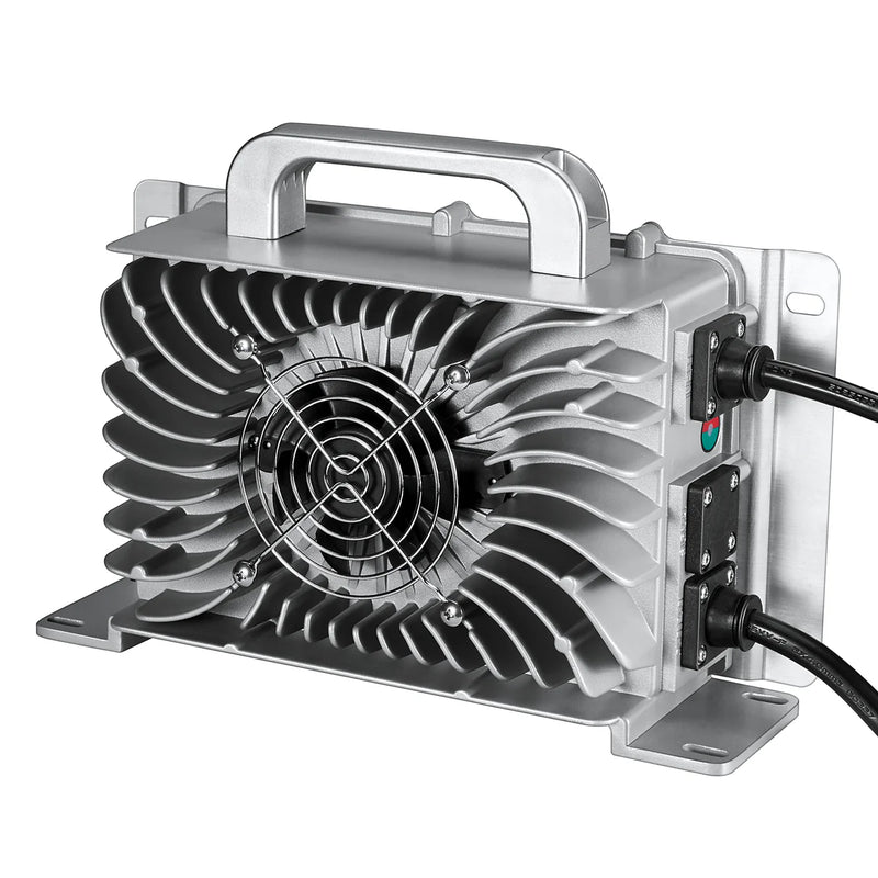 Load image into Gallery viewer, Rich Solar 48V (57.6V) Waterproof LiFePO4 Charger | 20A, 100-240V AC, 8-in-1 Protection, Fan-Cooled RS-BC48C20
