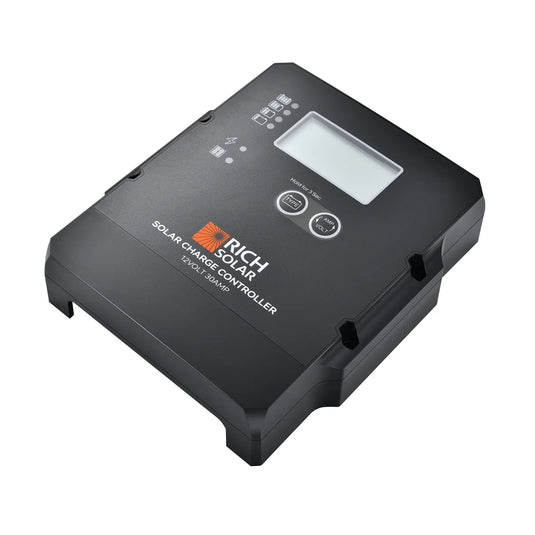 Rich Solar 30 Amp PWM Solar Charge Controller | 12V 30A PWM Controller for RVs, Trailers, Campers, Vans, Boats, Off-Grid | Top Rated RS-PWM30F