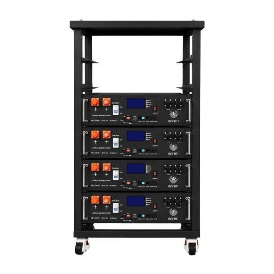 Growatt 6kW Split-Phase Off-Grid Solar Power System | 20.48kWh Wiren U5 Battery Bank {BNDL-GR005}