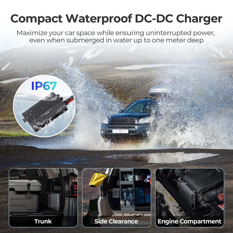 Load image into Gallery viewer, Renogy 50-Amp 12V/24V IP67 Waterproof DC-to-DC Battery Charger with MPPT RBC2125DS-21W-G3-US
