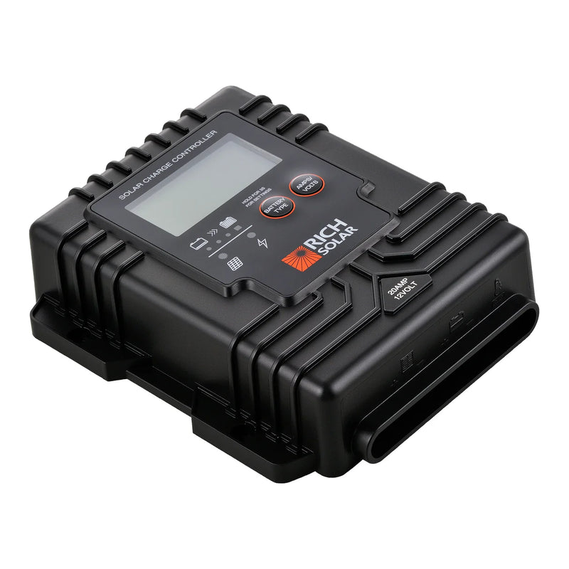 Load image into Gallery viewer, Rich Solar BRAVO Waterproof 20 | 20 Amp Waterproof PWM Solar Charge Controller | Waterproof 20A 12V PWM Controller for RVs, Trailers, Campers, Vans, Boats, Off-Grid | #1 Waterproof Solar Controller RS-PWM20WP
