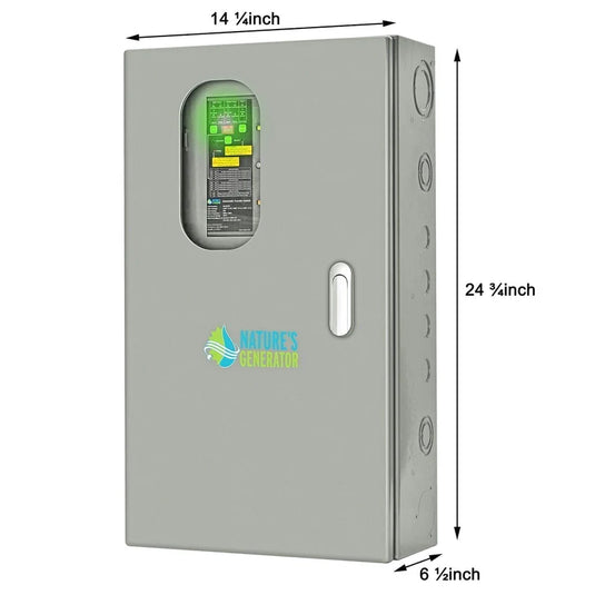 Nature's Generator MyGrid 10K + Solar Battery with 50A ATS for House Battery Backup NGMGTNBP