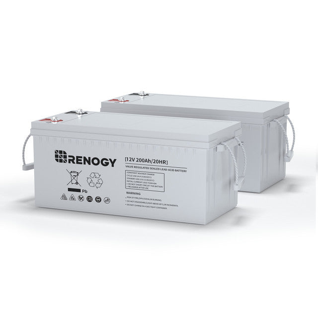 Load image into Gallery viewer, 2 of Deep Cycle AGM Battery 12 Volt 200Ah RNG-BATT-AGM12-200x2-US
