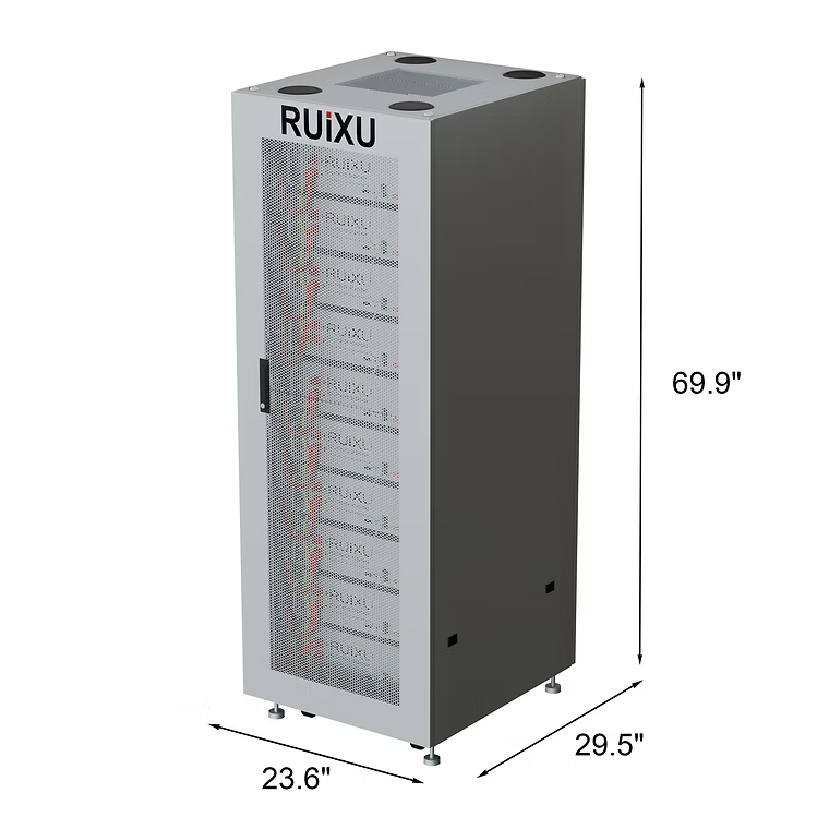 Load image into Gallery viewer, RUiXU 10 Slot Battery Cabinet | Wheels and Busbar Included | Pre-assembled  RX6075177
