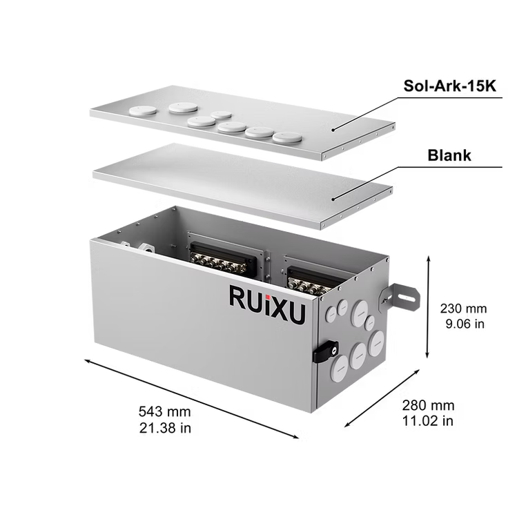 Load image into Gallery viewer, RUiXU Conduit Box for RUiXU Lithi2-16 with Solark 15K RX-CB-US (S)
