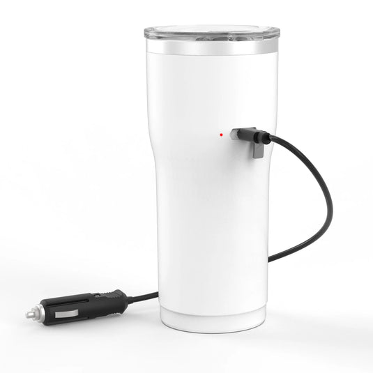 Wagan 12V Travel Heated Mug - White EL6102