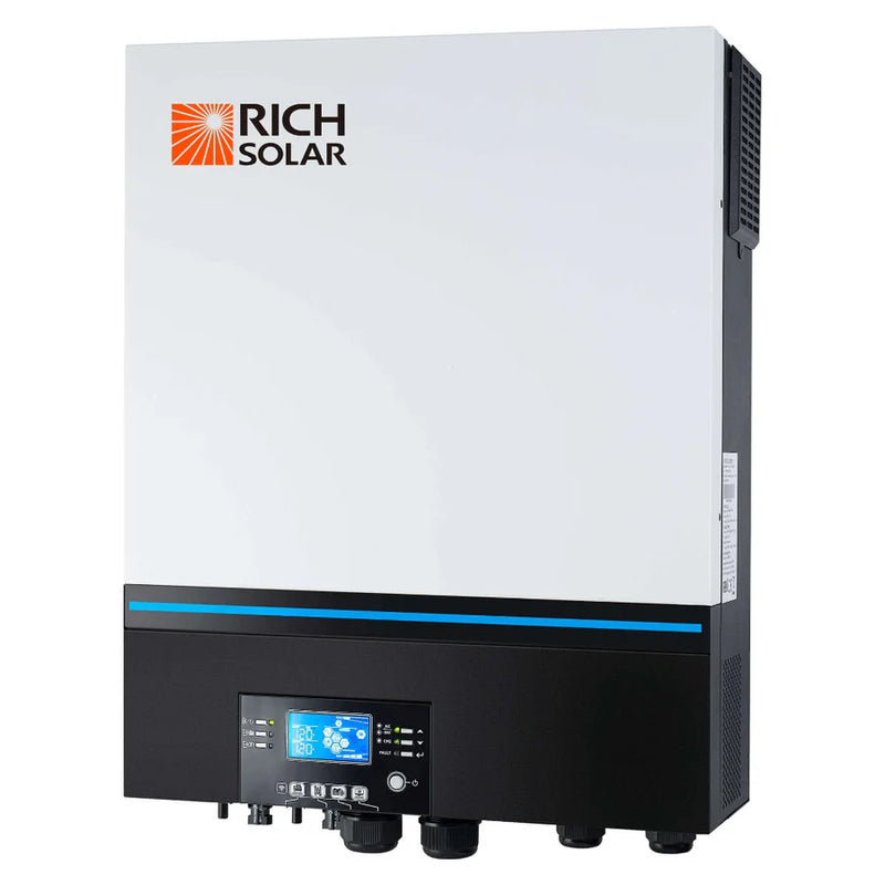 Load image into Gallery viewer, Rich Solar NOVA 6548 | 6500 Watt (6.5kW) 48 Volt Off-Grid Hybrid Solar Inverter | Premium 6500W 48V Hybrid Inverter for Campers, Cabins, Tiny Homes, ADUs, RVs, Off-Grid | UL Certified RS-H6548
