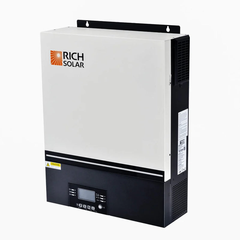 Load image into Gallery viewer, Rich Solar NOVA 6548 | 6500 Watt (6.5kW) 48 Volt Off-Grid Hybrid Solar Inverter | Premium 6500W 48V Hybrid Inverter for Campers, Cabins, Tiny Homes, ADUs, RVs, Off-Grid | UL Certified RS-H6548
