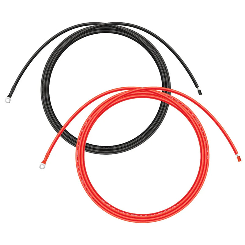 Load image into Gallery viewer, Rich Solar Extension Cable to Connect Charge Controller to Battery | Pair of Red and Black Extension Wires to Connect Charge Controller to Battery Cable | 8AWG RS-810
