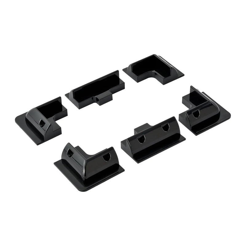 Load image into Gallery viewer, Rich Solar Corner Bracket Mounts Black | Set of 6 Brackets for Solar Panel Mounting | Designed for RICH SOLAR MEGA Series Solar Panels | Easy to Install RS-CB6B
