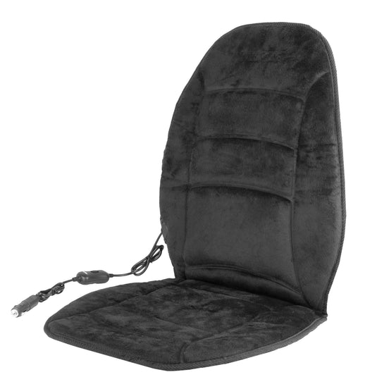 Wagan Deluxe Velour Heated Seat Cushion IN9448
