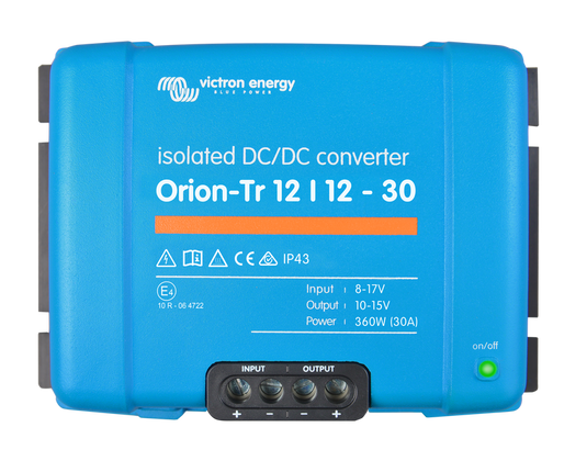 Victron Orion-Tr 12/12-30A (360W) Isolated DC-DC converter | Voltage Regulator