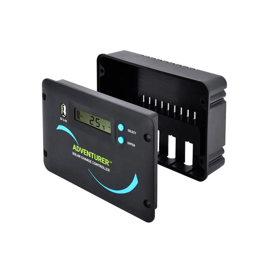 Renogy Adventurer Li- 30A PWM Flush Mount Charge Controller w/ LCD Display RNG-CTRL-ADV30-LI-G2-US
