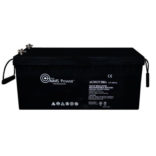 Aims Solar Kit 570 W Solar | 1500 W Pure Sine Inverter | 200 A Batteries KITD-1500W570W