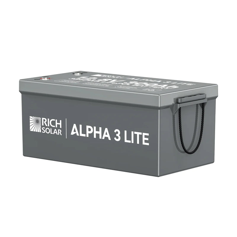 Load image into Gallery viewer, Rich Solar ALPHA 3 LITE | 12V 300Ah LiFePO4 Battery |12V Lithium Battery for RVs, Cabins, Off-Grid | 4,000 Lifetime Cycles RS-B123
