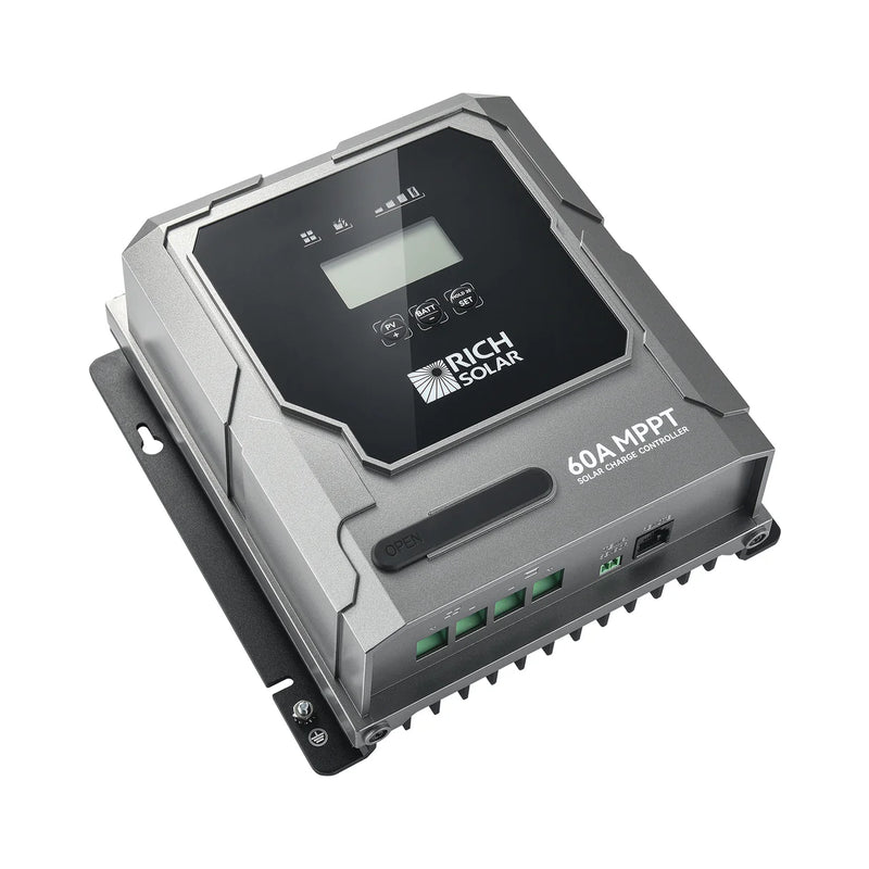 Load image into Gallery viewer, Rich Solar BRAVO 60 | 60A MPPT Solar Charge Controller | Premier 60A 12V/24V MPPT Solar Controller for RVs, Trailers, Campers, Vans, Boats, Off-Grid | Awarded #1 Solar Controller 2025 RS-MPPT60P
