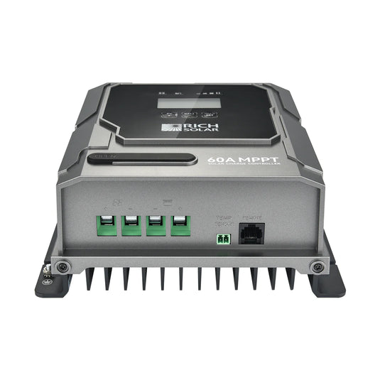 Rich Solar BRAVO 60 | 60A MPPT Solar Charge Controller | Premier 60A 12V/24V MPPT Solar Controller for RVs, Trailers, Campers, Vans, Boats, Off-Grid | Awarded