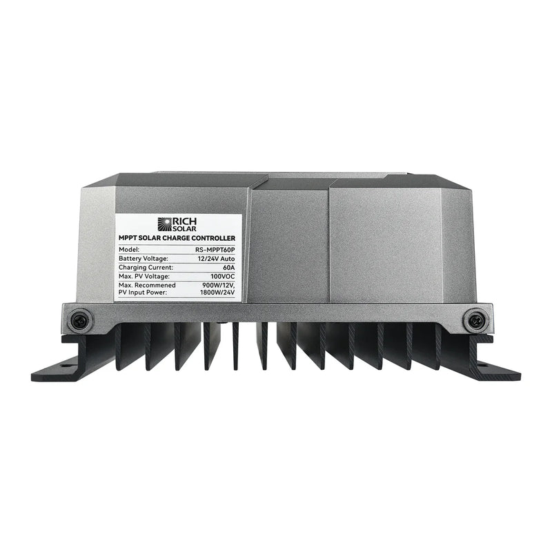 Load image into Gallery viewer, Rich Solar BRAVO 60 | 60A MPPT Solar Charge Controller | Premier 60A 12V/24V MPPT Solar Controller for RVs, Trailers, Campers, Vans, Boats, Off-Grid | Awarded #1 Solar Controller 2025 RS-MPPT60P
