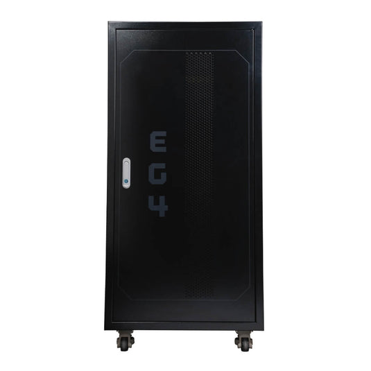 EG4 Enclosed Battery Rack | 6 Slot| Bus Bar Covers | Welded (Grey) 1511095
