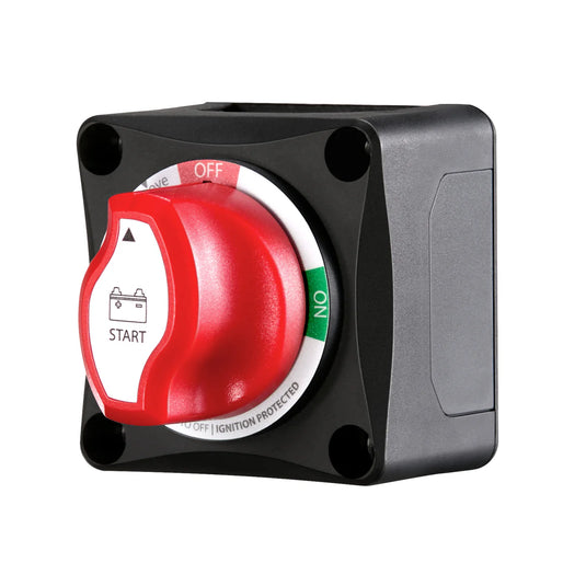 Rich Solar 275A On/Off Battery Switch | 275 Amp DC Switch with Removable Knob for Isolation and Safety | Easy Install RS-BS275