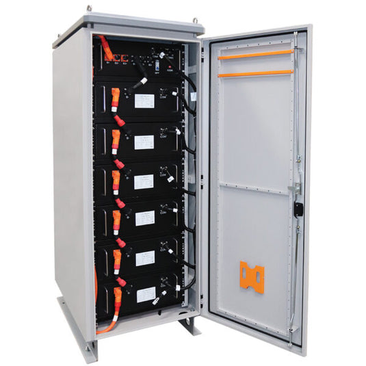 Aims Lithium Battery Cabinet 230VDC 96AMPS 22,114 Watt Hours! MASTER LFP230V96AM