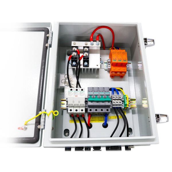 Load image into Gallery viewer, Aims Solar Array Combiner Box 60A 1000 VOC 3 String – 6KW Prewired COM3IN60A0
