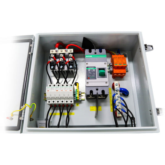 Aims Solar Array Combiner Box 120A 1000VOC 6 String – 12KW Prewired COM6IN120A0